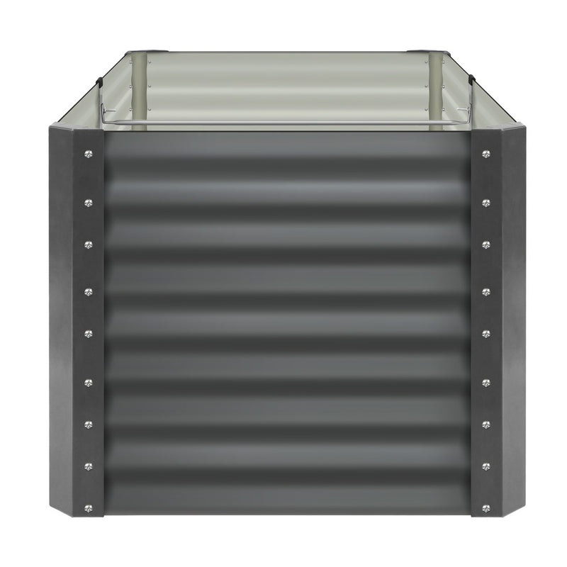 Livsip 160x80x73cm Garden Bed Galvanised Steel 4pcs