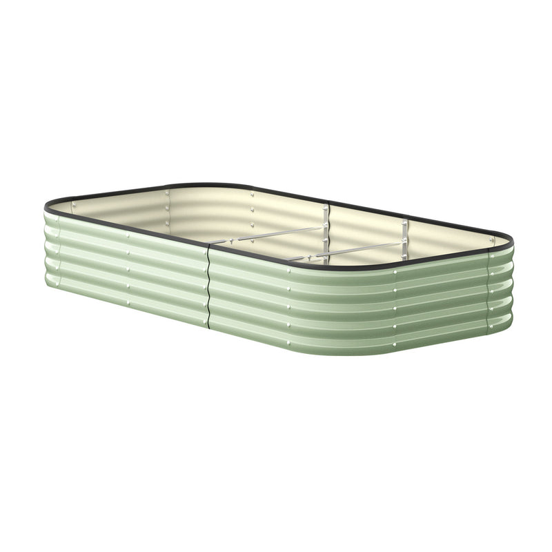 Livsip 9 In 1 Garden Bed Modular Container Galvanised Steel 40CM High