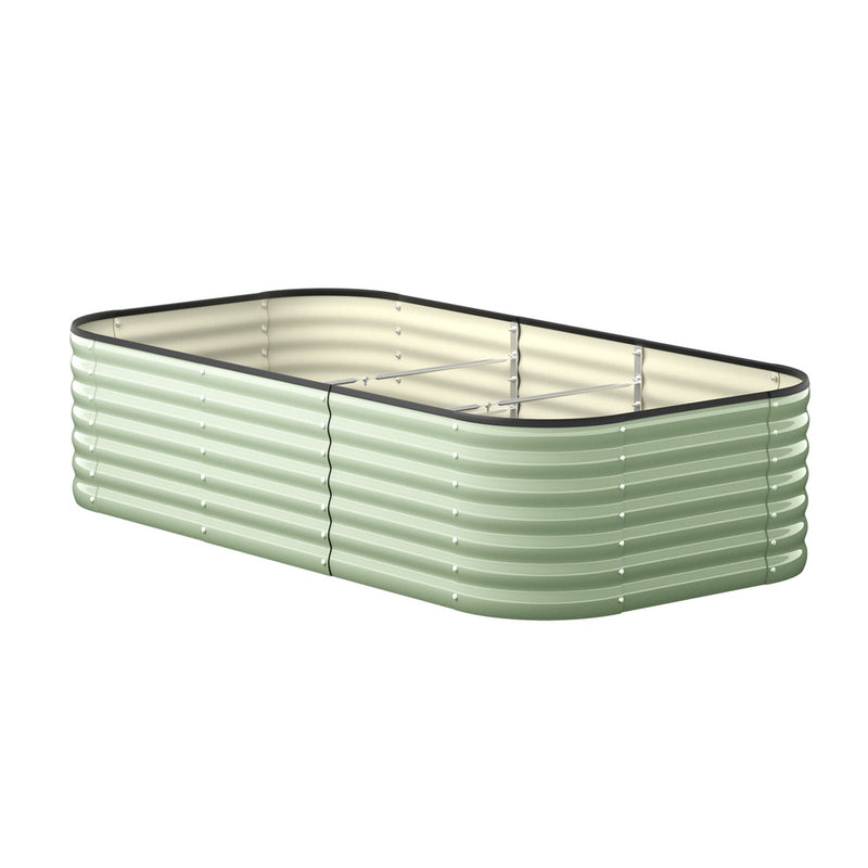 Livsip 9 In 1 Garden Bed Modular Container Galvanised Steel 56CM High