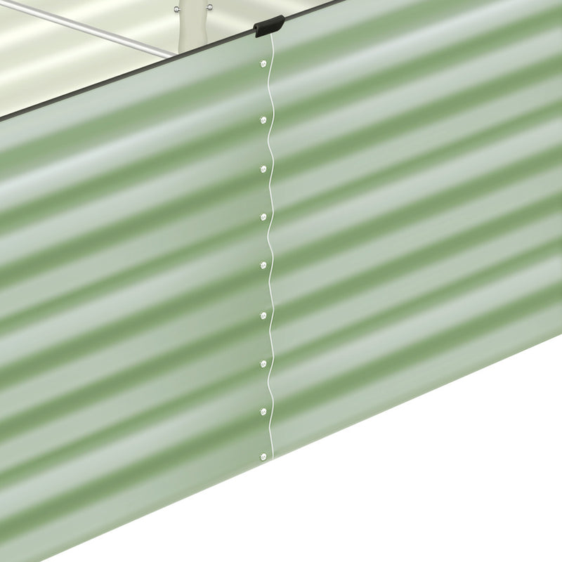 Livsip 9 In 1 Garden Bed Modular Container Galvanised Steel 56CM High