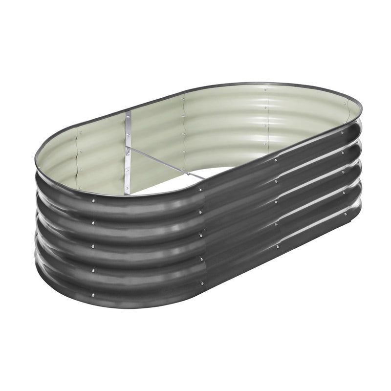 Livsip 2X Garden Bed Galvanised Raised Garden Bed 160X80X42CM