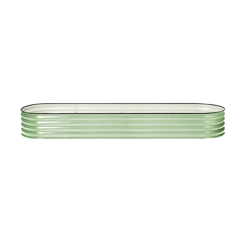 Livsip Garden Bed 320x80x42cm Planter Box Raised Container Galvanised Green