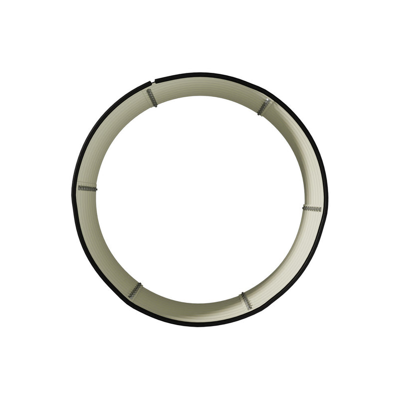 Livsip Garden Bed 90x45cm Galvanised Steel Round