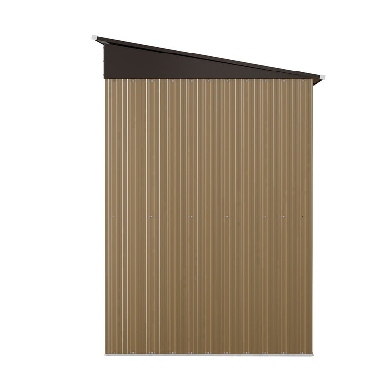 Livsip Garden Shed Outdoor Storage 2.38x1.31M Tool Cabin Steel House