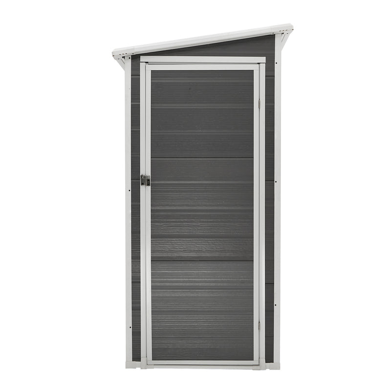 Livsip Garden Shed Outdoor Storage 1.52x1M Workshop Tool House Grey