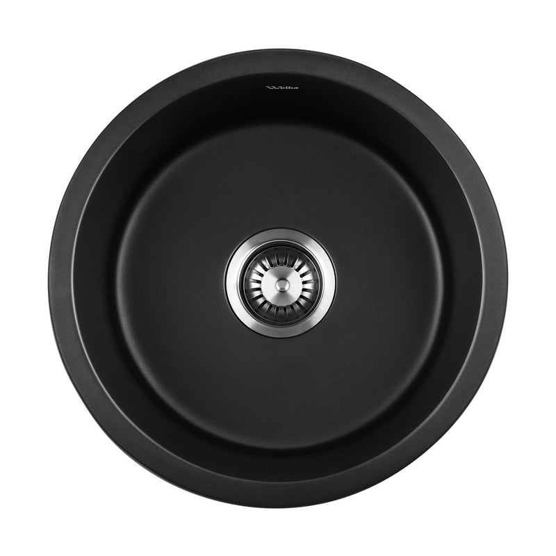 Welba Kitchen Sink Bathroom Basin Single Bowl 430mmx430mm