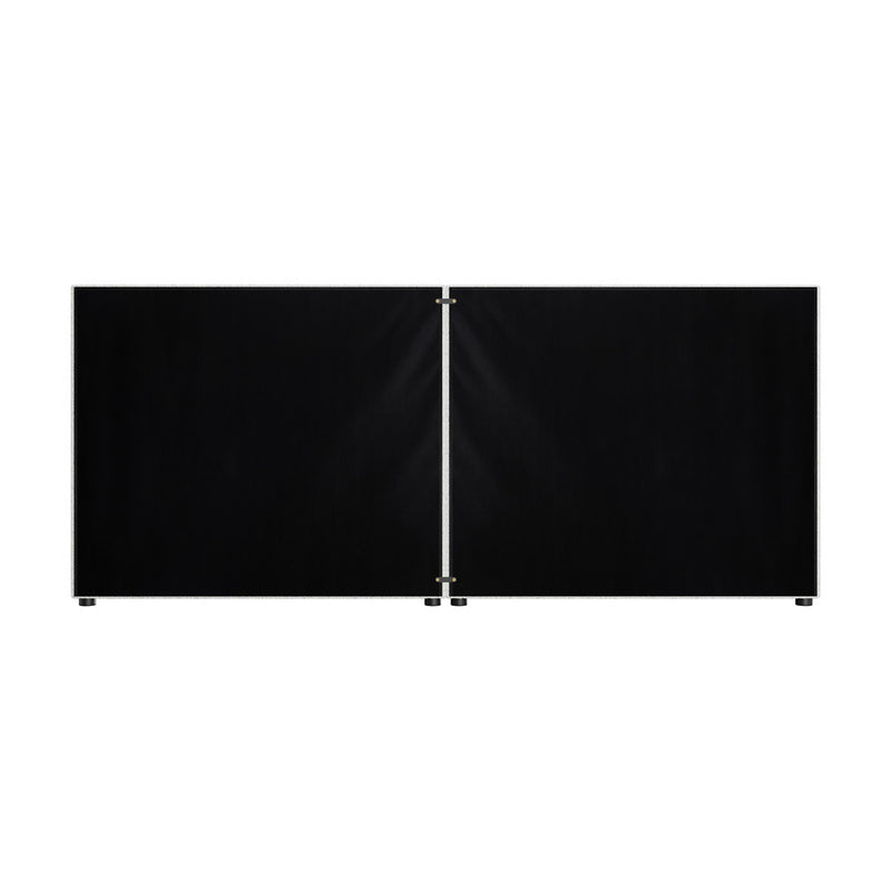 Oikiture Bed Frame Headboard Double Queen King White Boucle