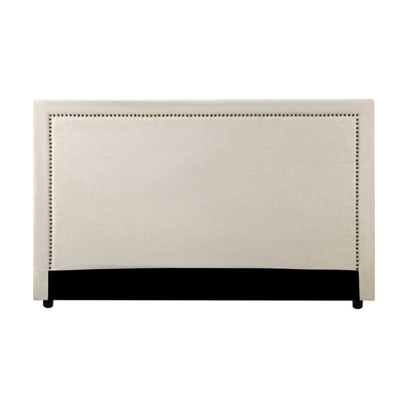 Oikiture Double Size Bed Headboard Bedhead Beige