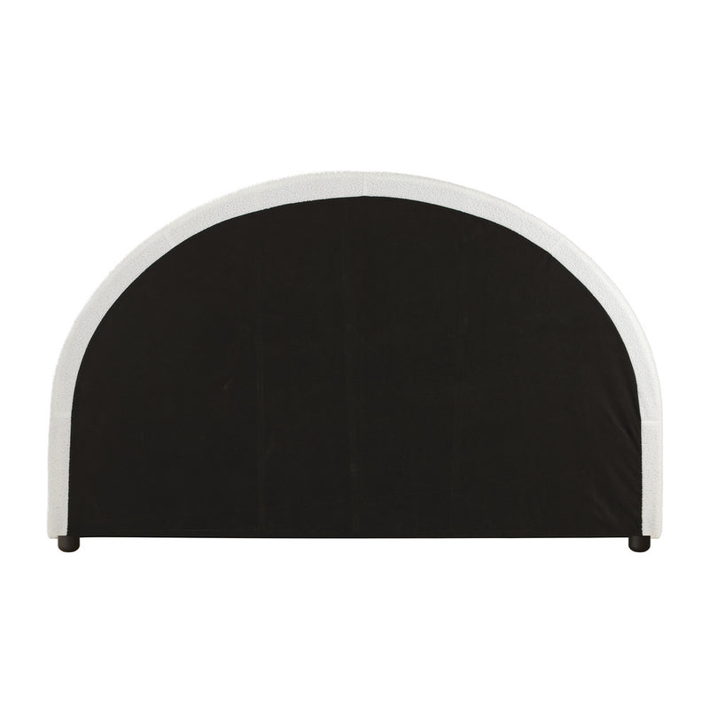 Oikiture Bed Head Double Size Headboard Boucle White