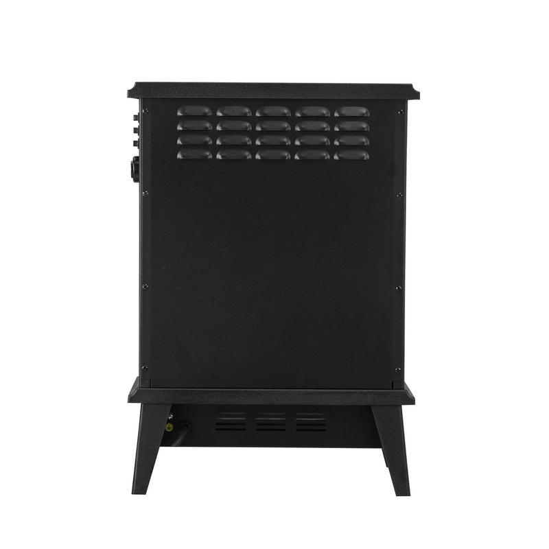 Vevare Electric Fireplace Heater 3D Flame Effect 2000W Freestanding