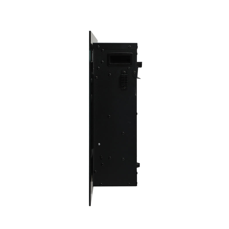 Vevare Electric Fireplace Heater Wall Mounted 3D Flame Effect 2000W