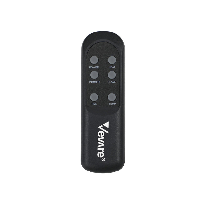 Vevare Electric Fireplace Heater Wall Mounted 3D Flame Effect 2000W
