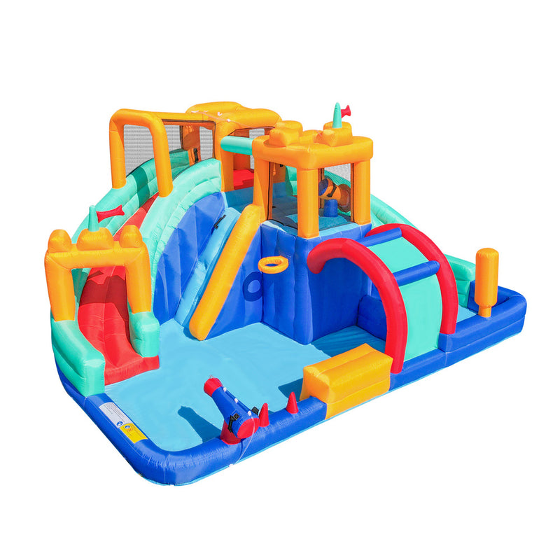 Airmyfun Inflatable Water Park Kids Giant Bouncy Castle Pool Slide
