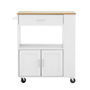 Oikiture Kitchen Island Trolley Rolling Serving Cart