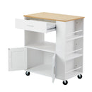 Oikiture Kitchen Island Trolley Rolling Serving Cart