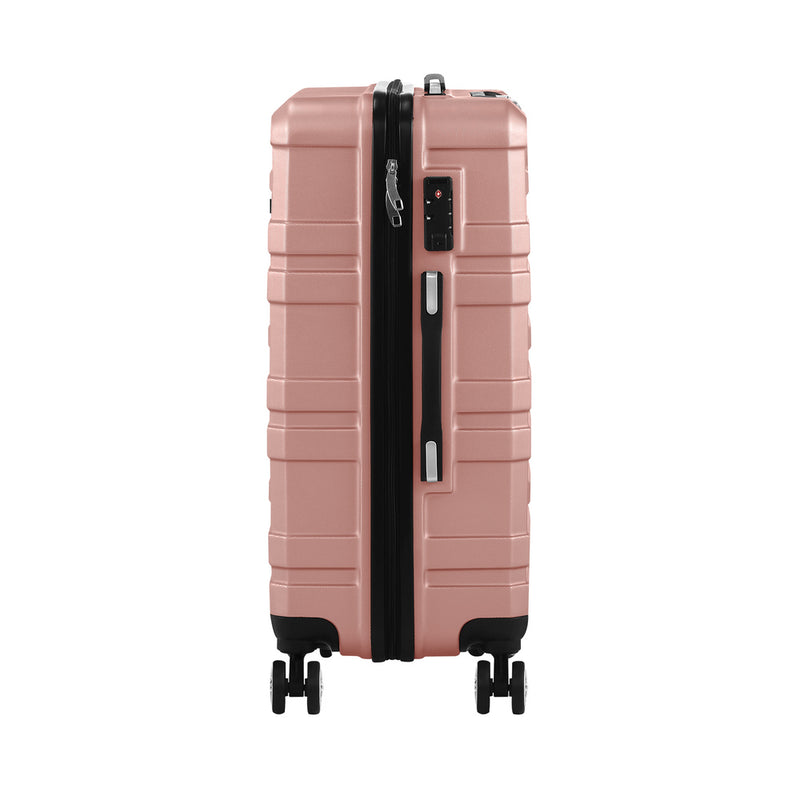 Mazam 28" Luggage Suitcase Trolley Set Travel TSA Lock Pink