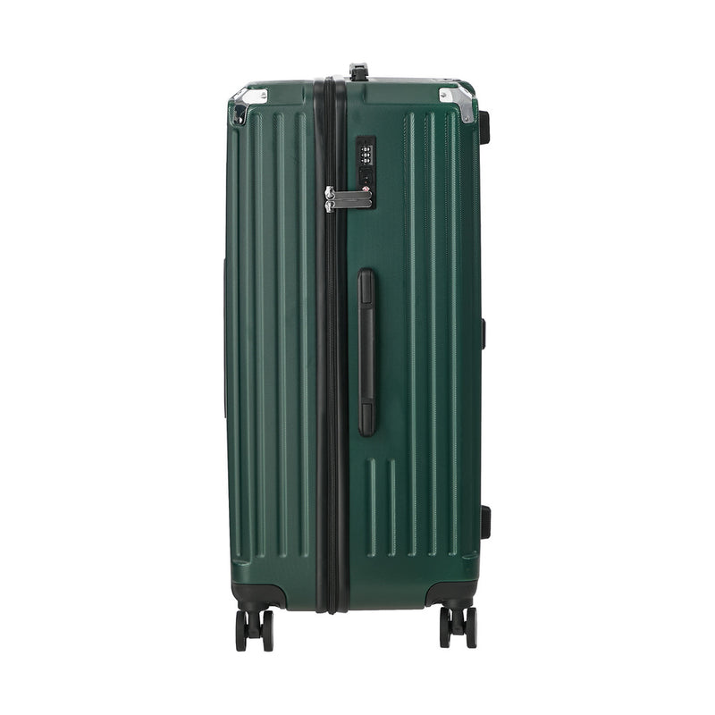 Mazam 28" Luggage Suitcase TSA Lock Hard Shell Case Cup Holder Green