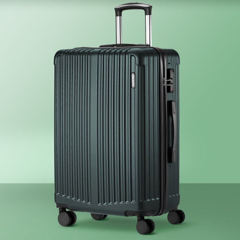 Mazam 28" Luggage Suitcase Set Travel TSA Lock Storage ABS Case Green