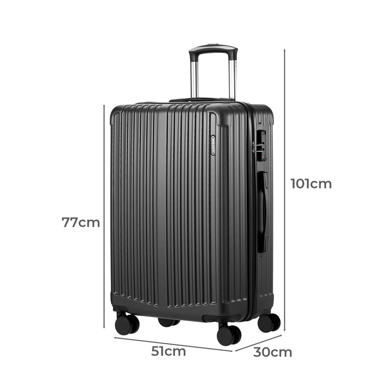 Mazam 28" Luggage Set Travel TSA Lock ABS Case Grey