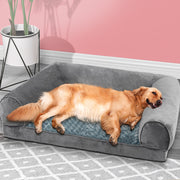 PaWz Pet Bed Sofa Dog Bedding Soft Warm XL Grey X-Large-1954802516055166982