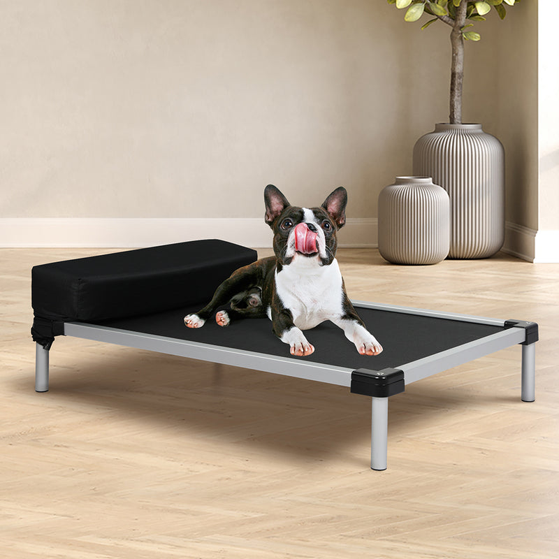 PaWz Pet Trampoline Aluminium Frame M Black Medium-1954802570929246214