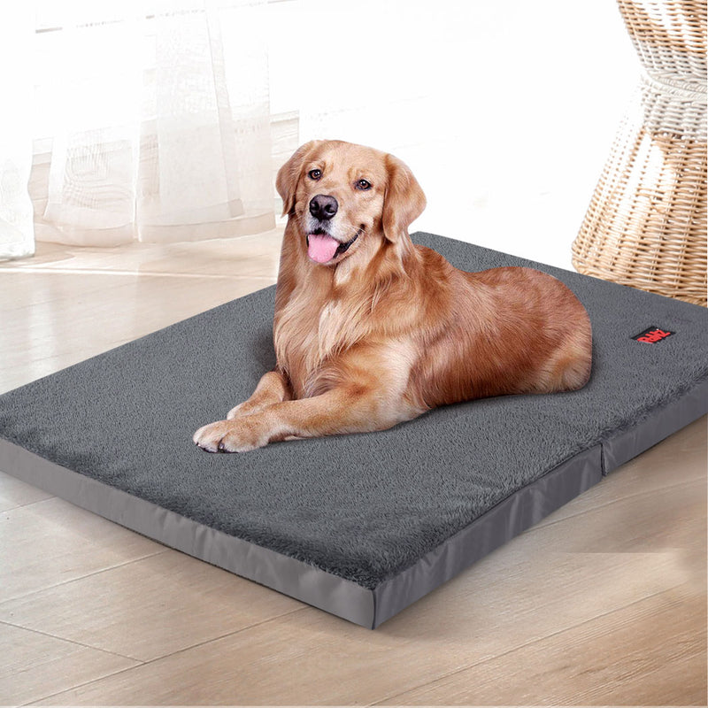 PaWz Pet Bed Foldable Dog Puppy Beds Grey Medium-1954802758393663494