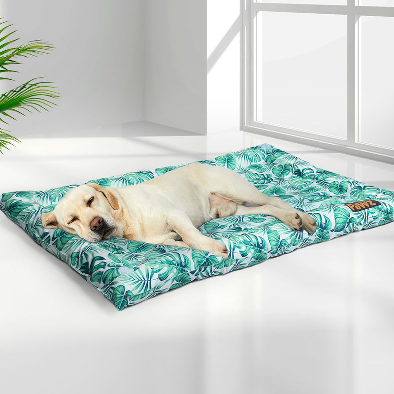 PaWz Pet Cool Gel Mat Cat Bed Dog Bolster M Medium-1954802535537709062