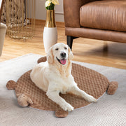 PaWz Pet Bed Cat Calming Beds Dog Squeaky L Tan Large-1954802525098086406