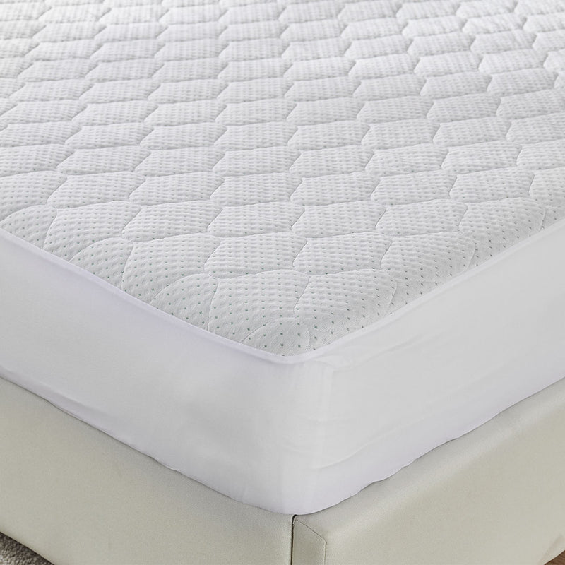 Dreamz Mattress Protector Topper Bamboo Queen-1954802845916205062