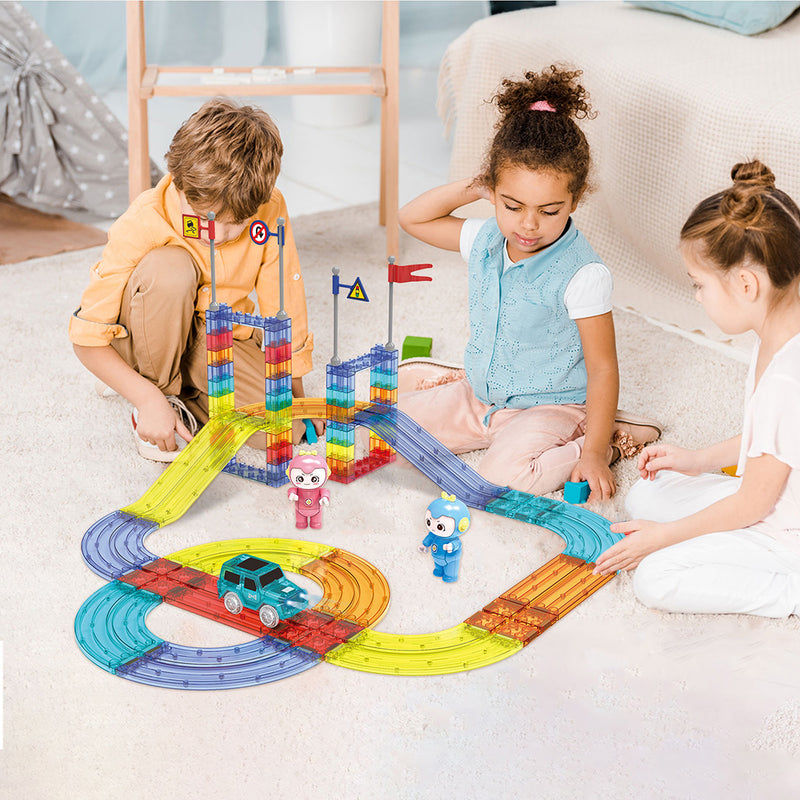 Kids Magnetic Tiles Blocks-1954802361142743047