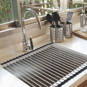 TOQUE Stainless Steel Dish Drying Rack-1954802797618794503