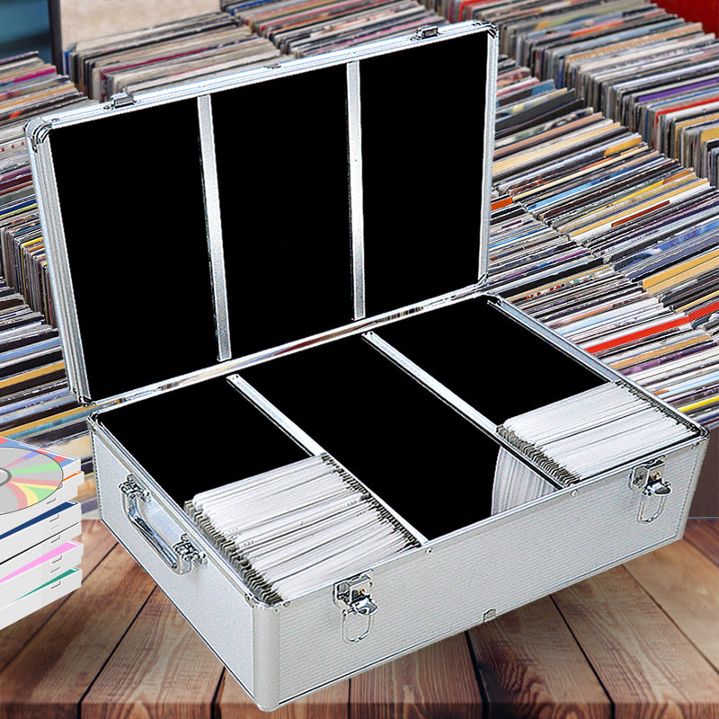 500 Discs Aluminium CD DVD Cases Bluray-1954802610502504454