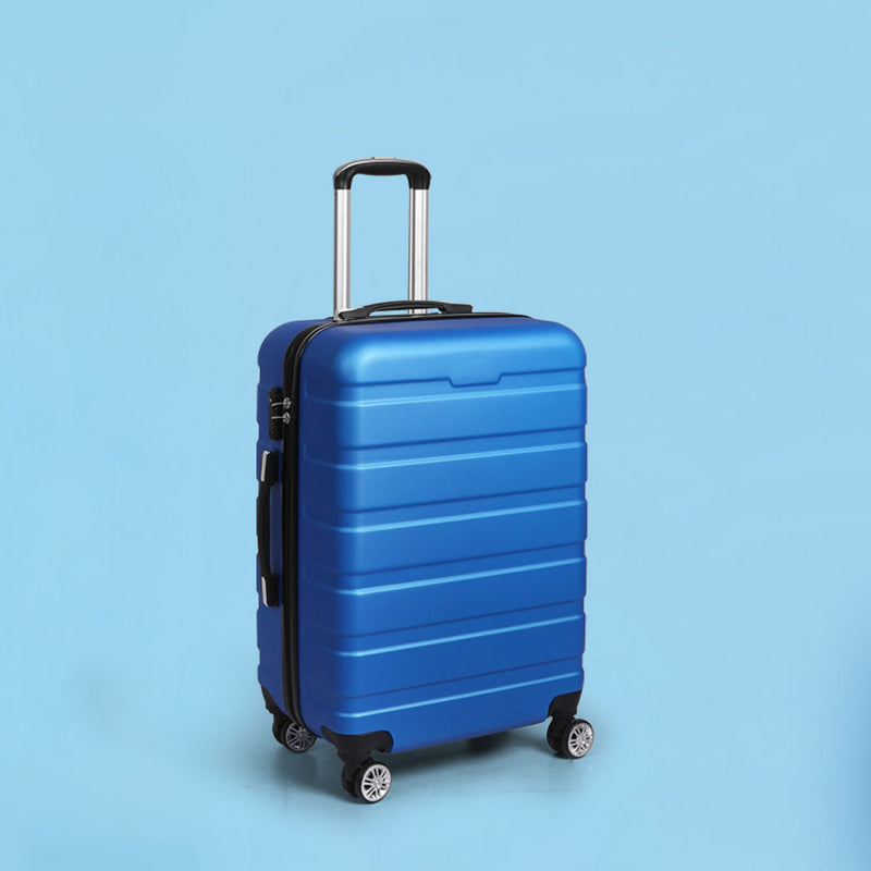 Slimbridge 24"Luggage Case Suitcase Blue 24 inch-1954802813880111111