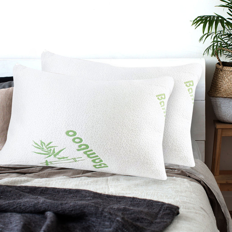 DreamZ 2x Memory Foam Pillow Bamboo-1954802698666774535