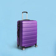 Slimbridge 24" Luggage Case Suitcase Purple 24 inch-1954802814333095943