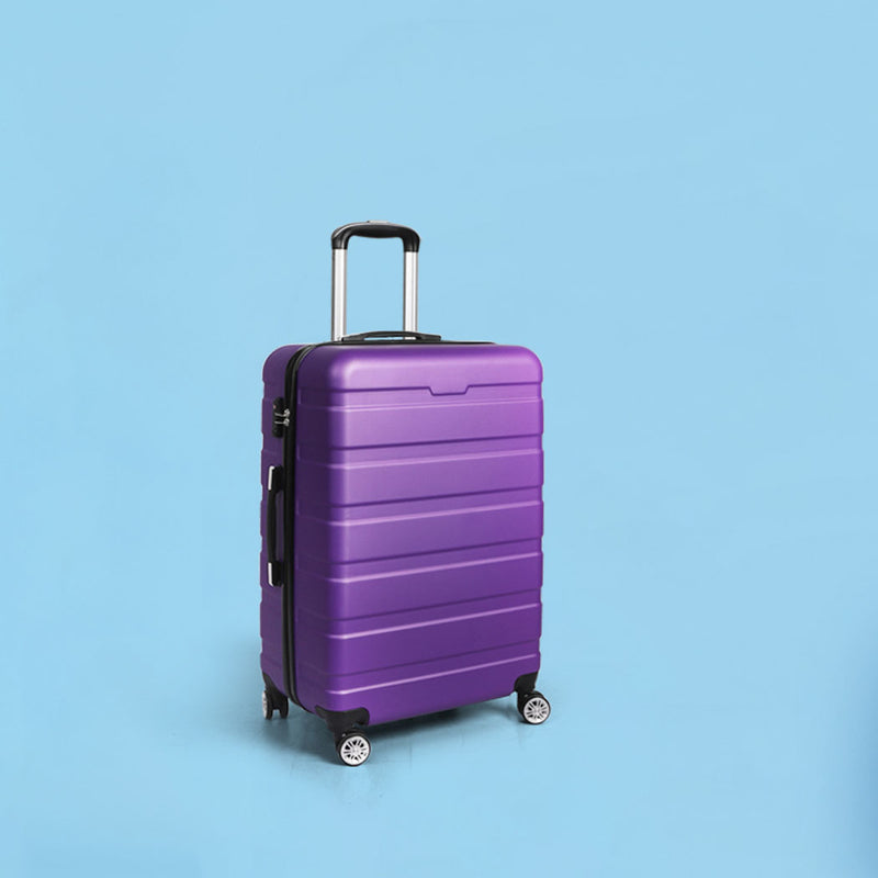 Slimbridge 20" Carry On Luggage Case Purple 20 inch-1954802813188050951