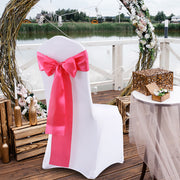 50x Satin Chair Sashes Cloth Cover Wedding Mauve-1954802695252611078