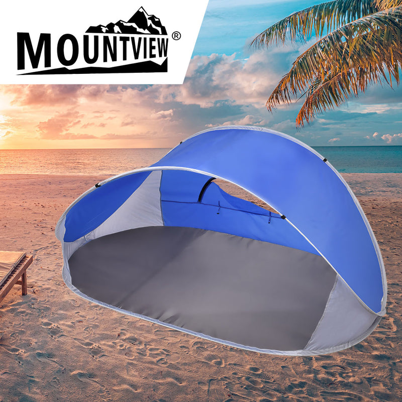 Mountview Pop Up Tent Camping Beach Blue-1954802643578785799