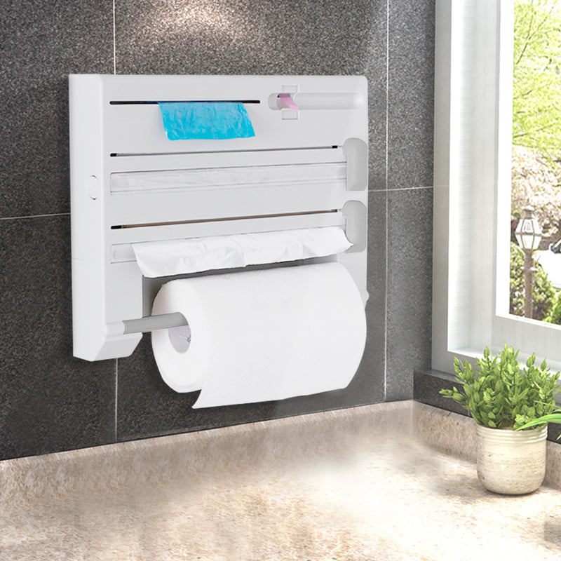 6in1 Wall Mounted Kitchen Rack Towel-1954802721844498439
