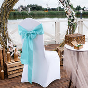 50x Satin Chair Sashes Cloth Cover Wedding Tiffany-1954802695655264262