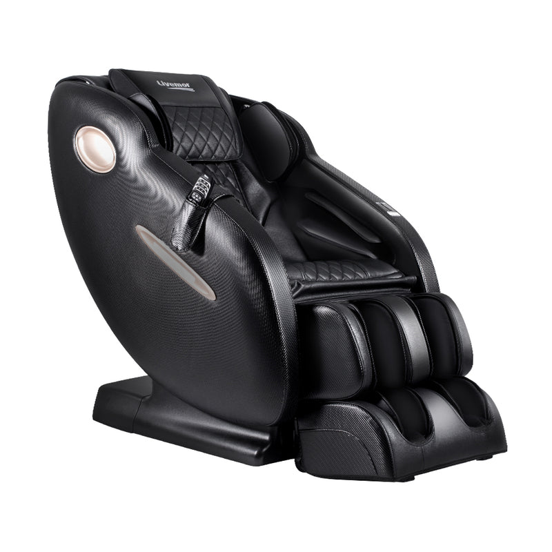 Livemor Massage Chair Electric Recliner Massager Black Ozeni