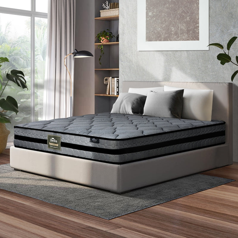 Bedra King Mattress 3D Mesh Fabric Foam Spring 22cm