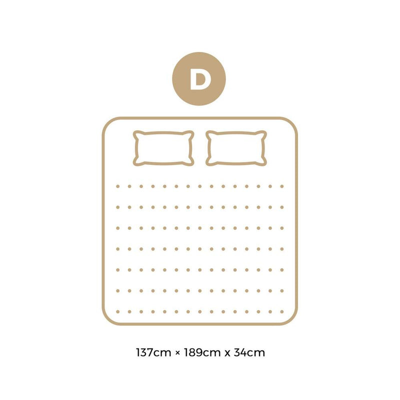 Bedra Double Mattress with Cool Gel Pocket Spring 34cm