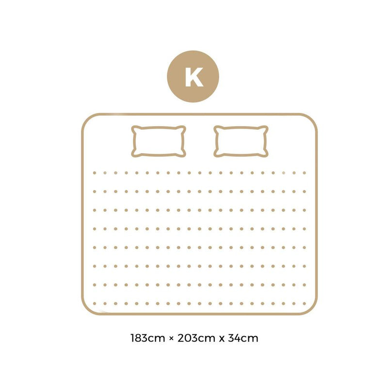 Bedra Bedding King Mattress with Cool Gel Pocket Spring 34cm
