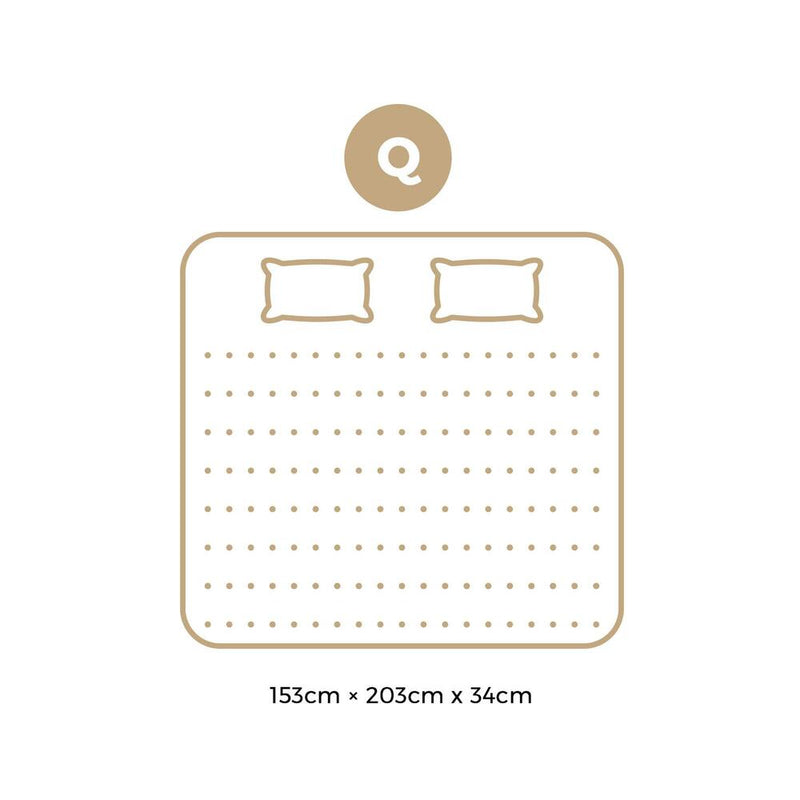 Bedra Queen Mattress with Cool Gel Pocket Spring 34cm