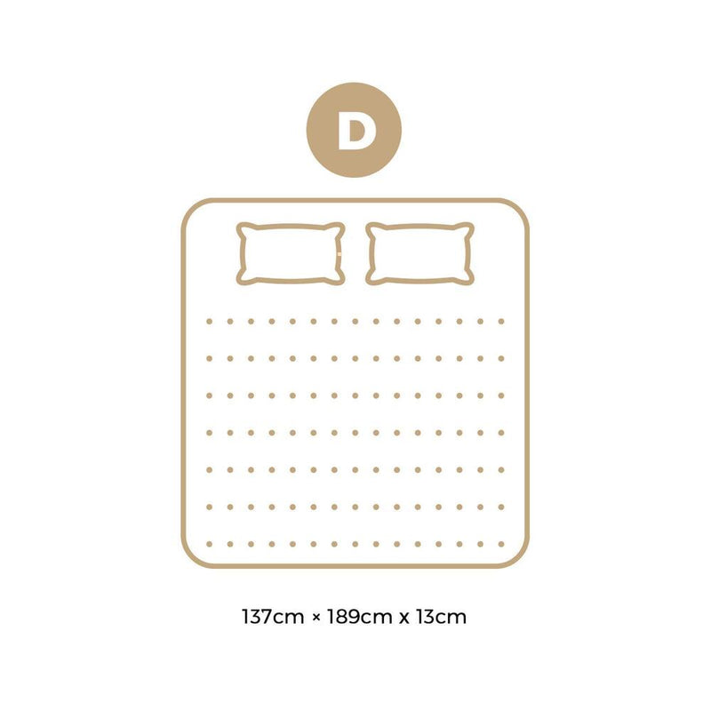 Bedra Double Mattress Tight Top Bonnell Spring Foam 13CM