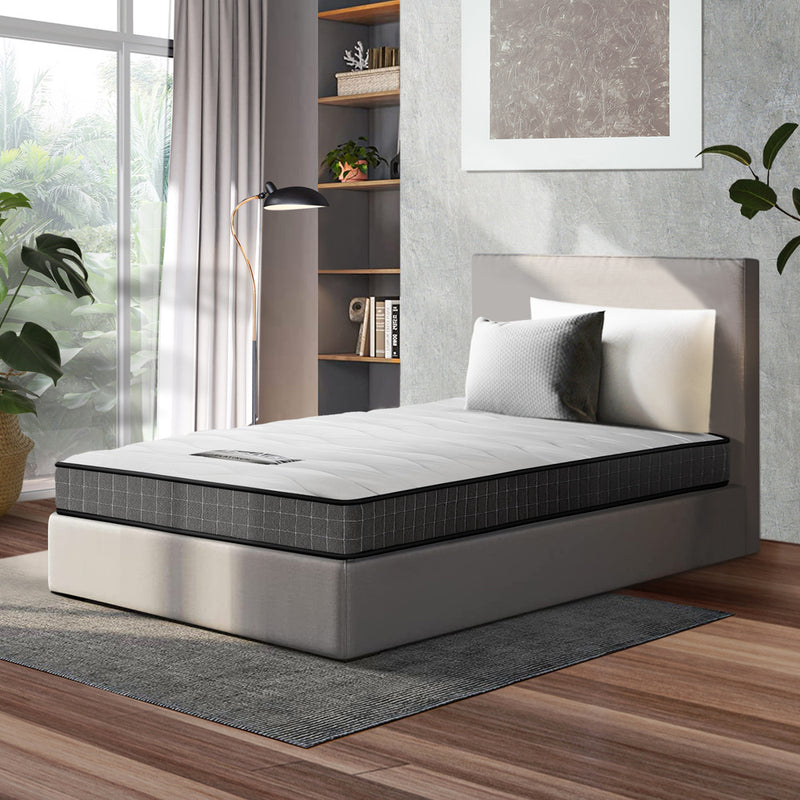 Bedra King Single Mattress Tight Top Bonnell Spring Foam 13CM