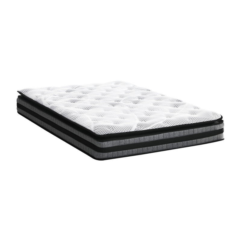 Bedra Double Mattress Cool Gel Foam Bonnell Spring Pillow Top 22cm