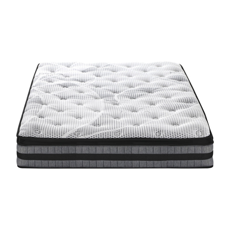 Bedra Double Mattress Cool Gel Foam Bonnell Spring Pillow Top 22cm