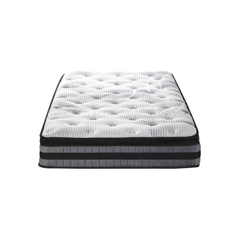 Bedra King Single Mattress Cool Gel Foam Bonnell Spring Pillow Top 22cm